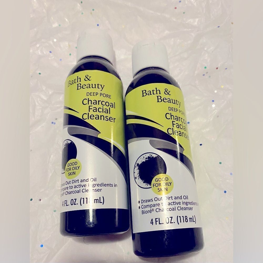 🛍Deep pore 2 Pk Charcoal Facial Cleanser 4FL .OZ.(118mL)🎉🌷🎊